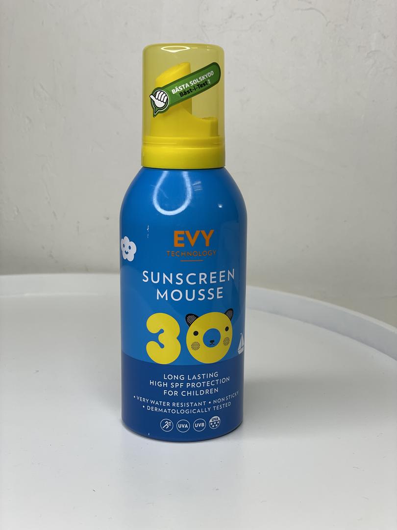 Сонцезахисний мус для дітей EVY Technology Sunscreen Mousse Kids SPF 30, 150мл