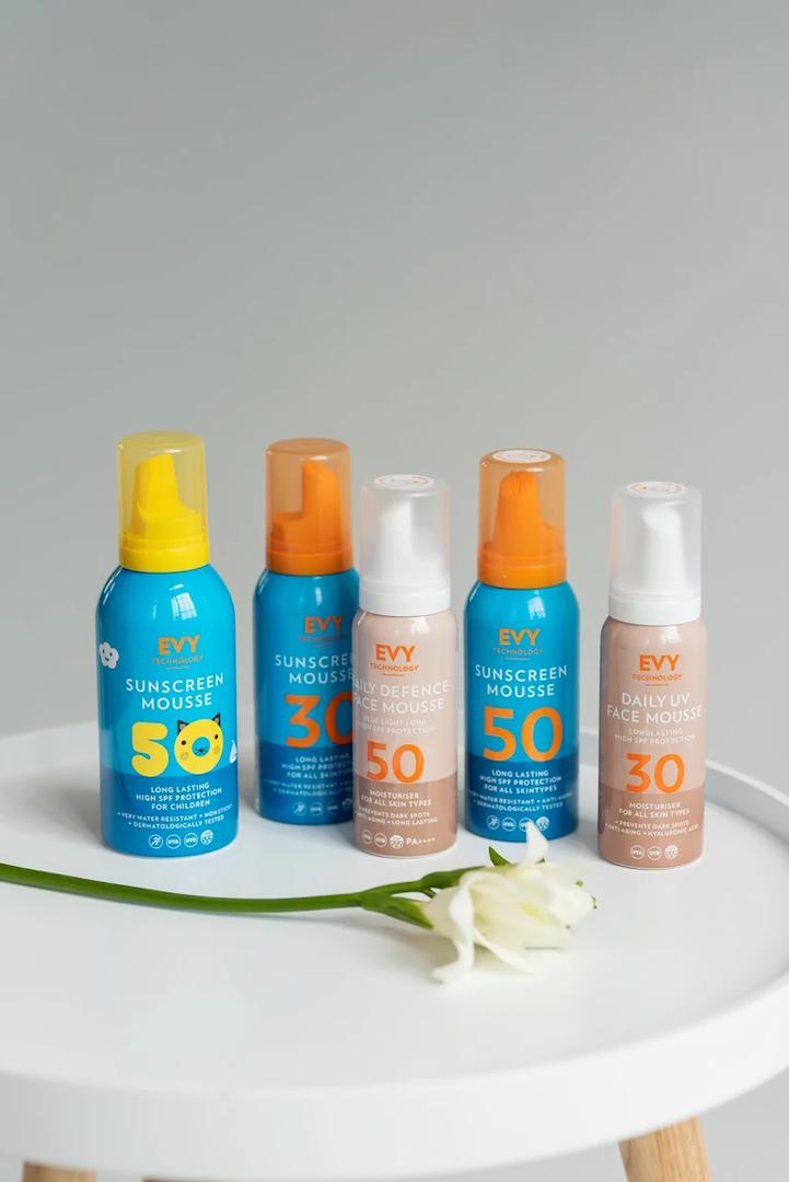 Сонцезахисний мус EVY Technology Sunscreen Mousse SPF 50, 100мл