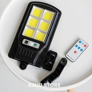 Вуличний LED-ліхтар на сонячній батареї, з датчиком руху.
