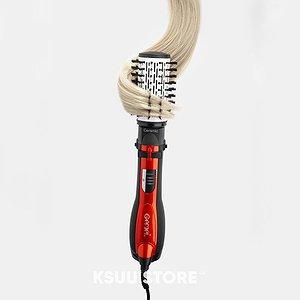 1+1=3 фен браш 3в1 + плойка хвиля KEMEI 18 ММ