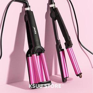 1+1=3 фен браш 3в1 + плойка хвиля KEMEI 18 ММ