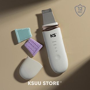 Ультразвуковий скрабер для обличчя з насадками Ksuu Store