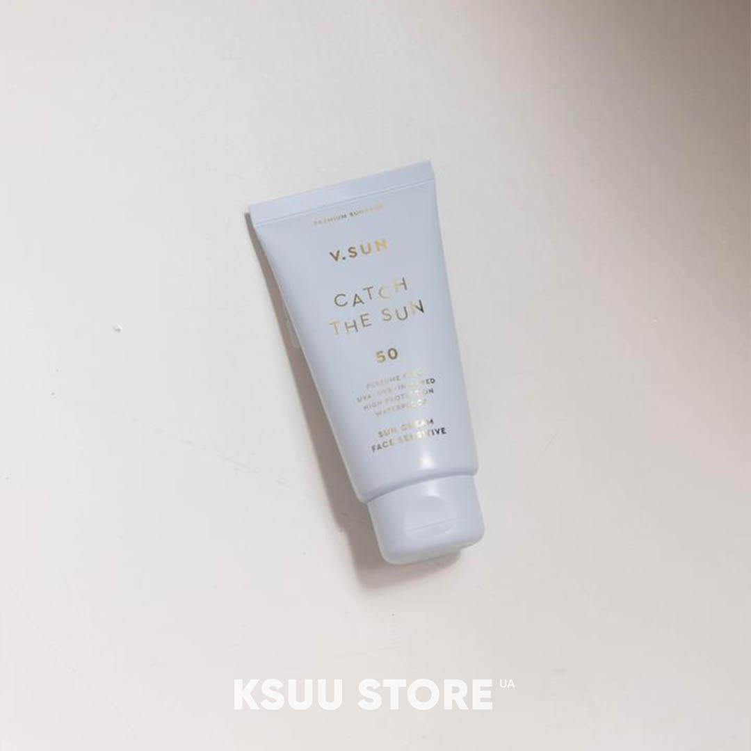 Крем сонцезахисний для обличчя V.SUN SPF 50 Perfume Free, 75 мл