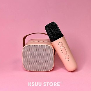 Дитяче караоке Bluetooth RGB колонка + мікрофон