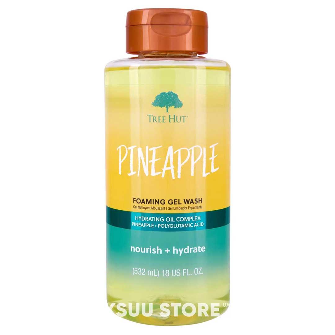 Гель для душу Tree Hut Pineapple Foaming Gel Wash, 532 мл