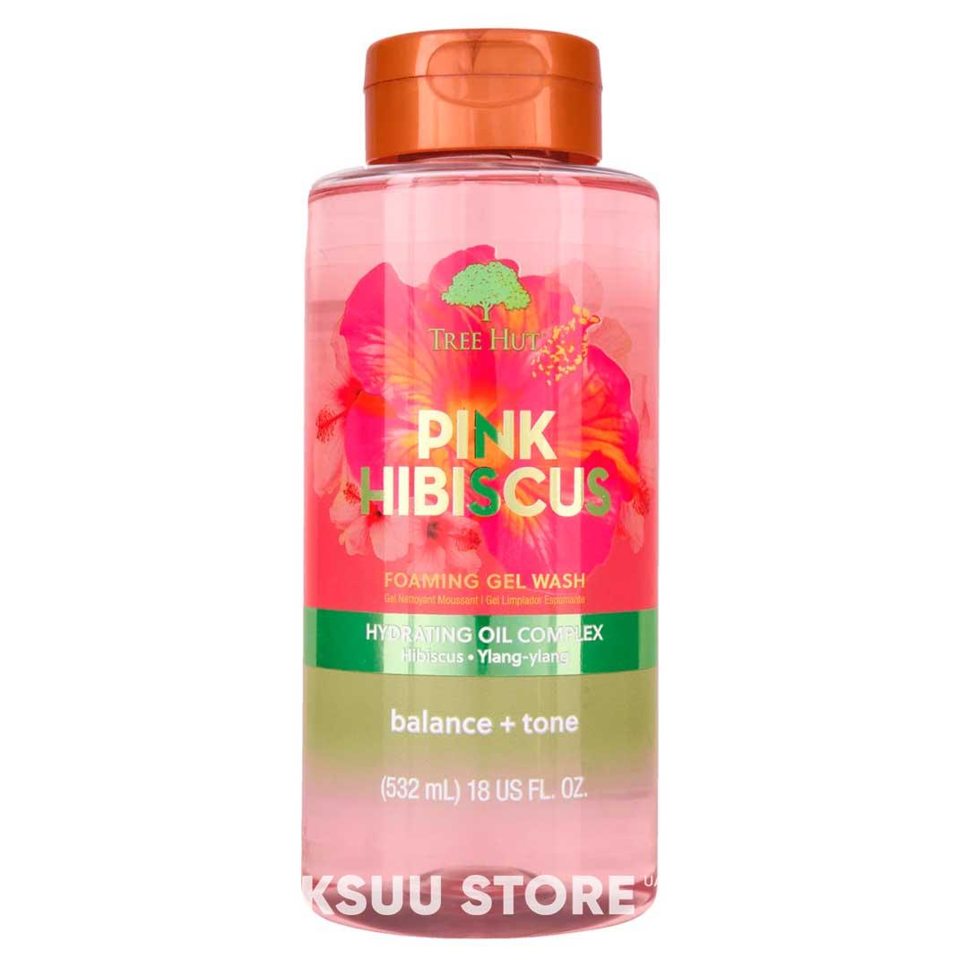 Гель для душу Tree Hut Pink Hibiscus Foaming Gel Wash, 532 мл