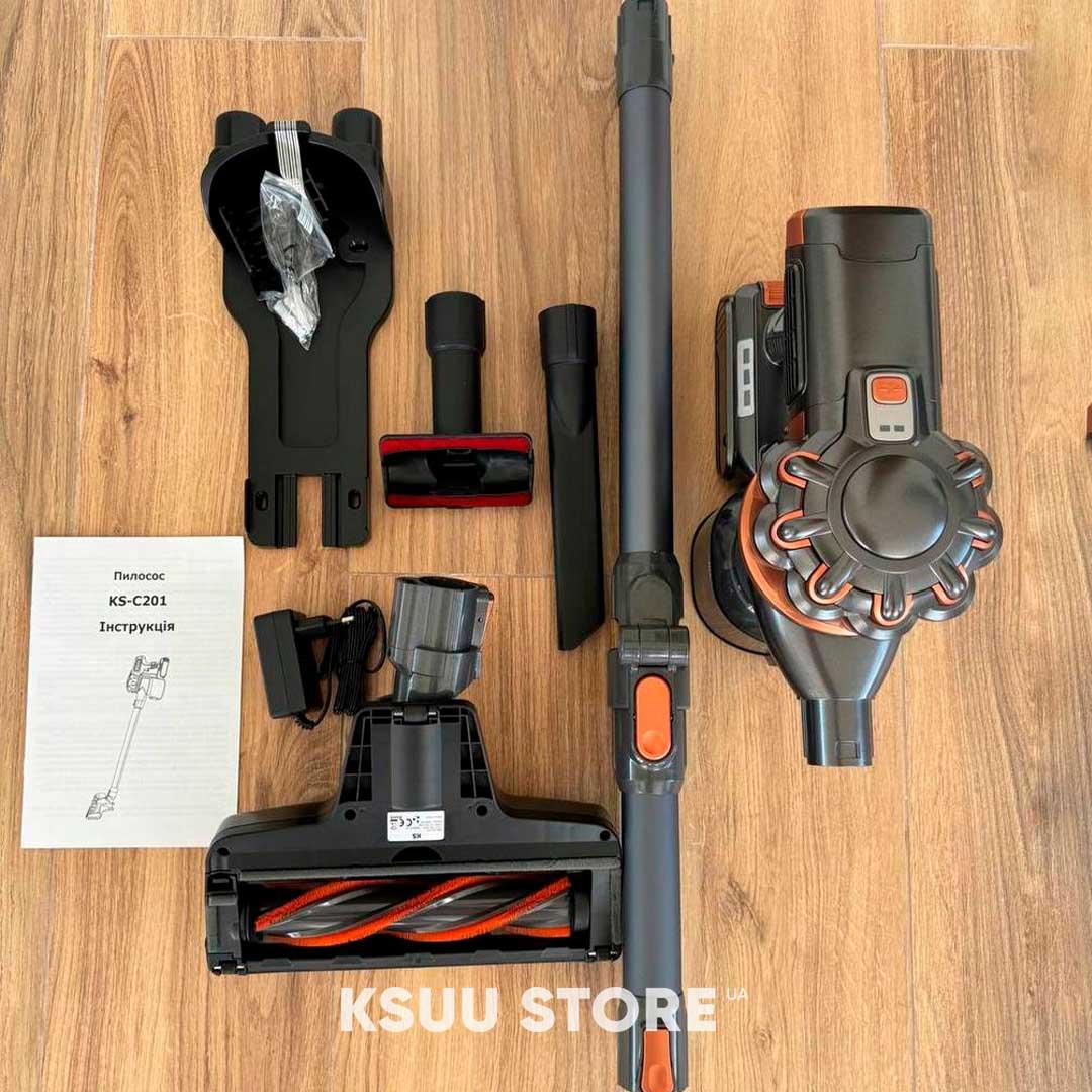 Акумуляторний ручний пилосос KS Turbo Yoga C201