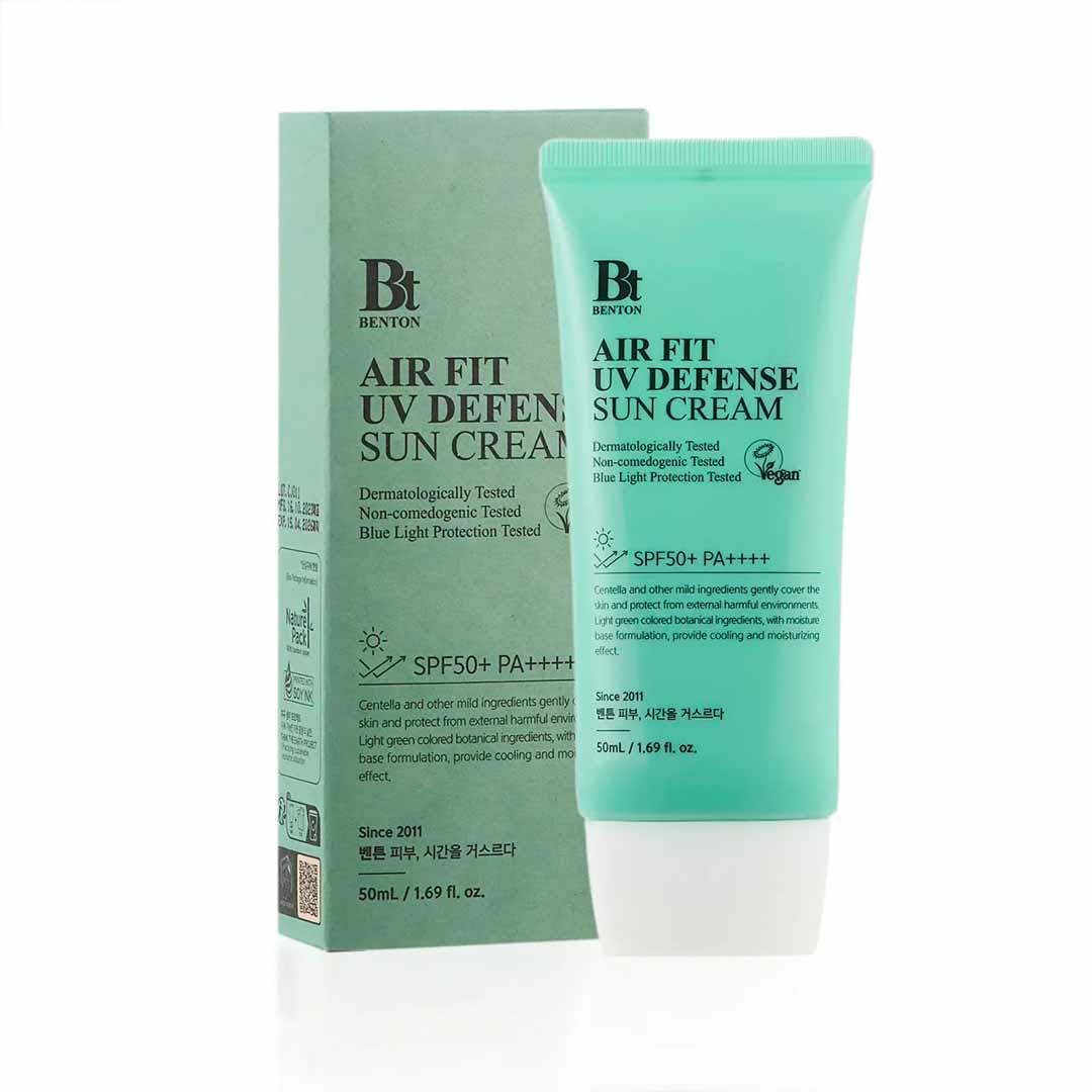 Сонцезахисний крем із центелою Benton Air Fit UV defense Sun Cream SPF50+/PA++++, 50 мл
