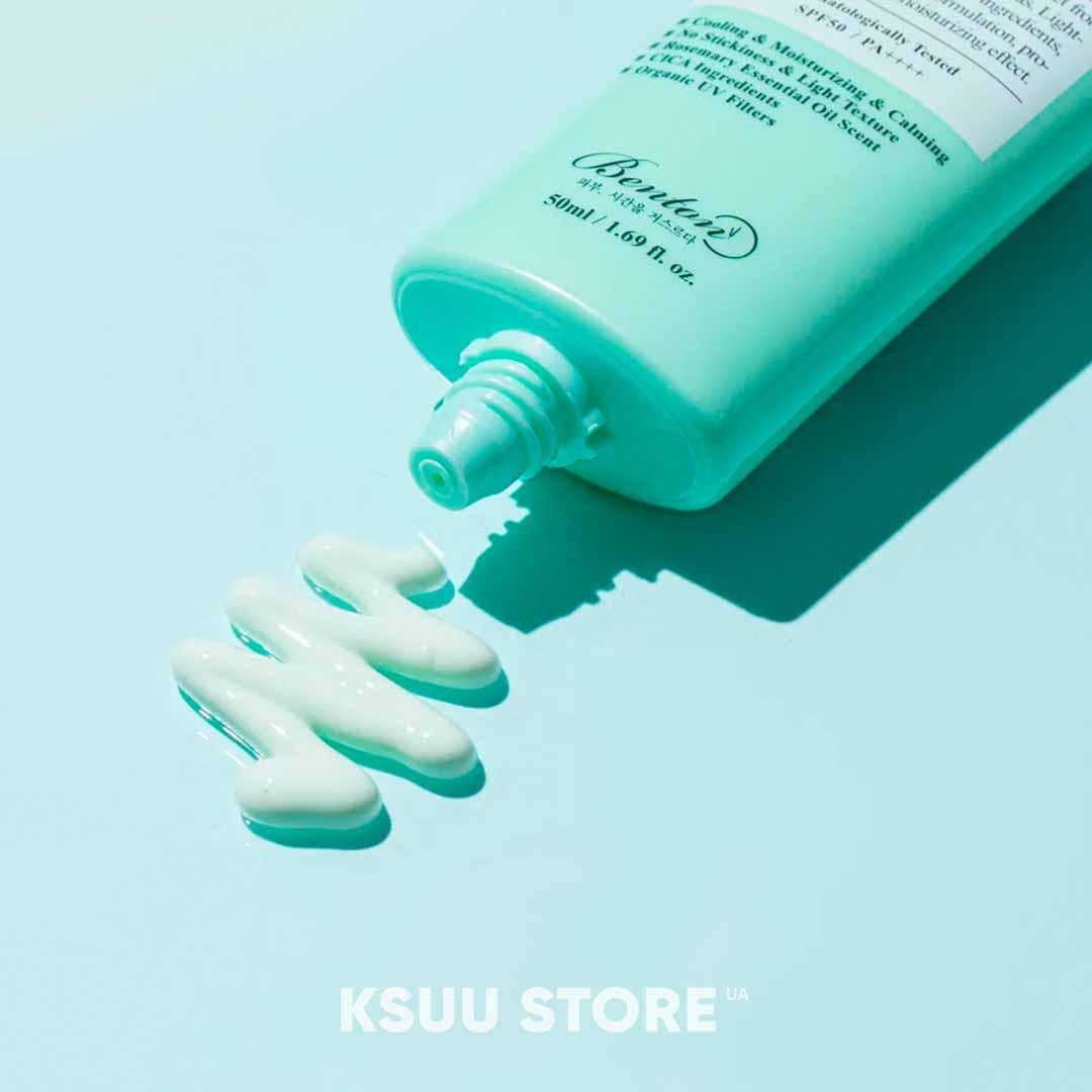 Сонцезахисний крем із центелою Benton Air Fit UV defense Sun Cream SPF50+/PA++++, 50 мл