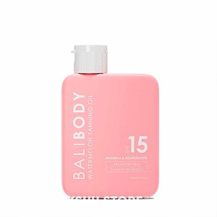 Олія для посилення засмаги із захистом Bali Body кавун SPF 15