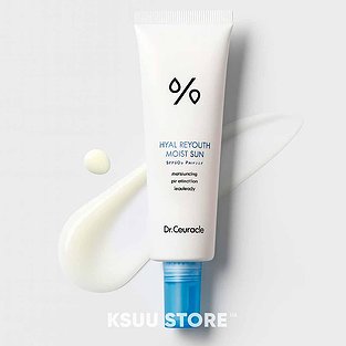 Зволожуючий сонцезахисний крем з гіалуроновою кислотою SPF 50 / PA++++ Dr.Ceuracle, 50 мл