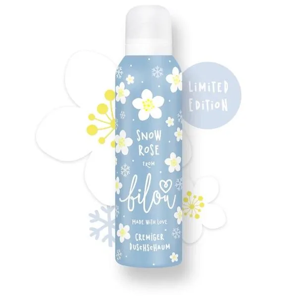 Пінка для душу Bilou Snow Rose, 200 мл