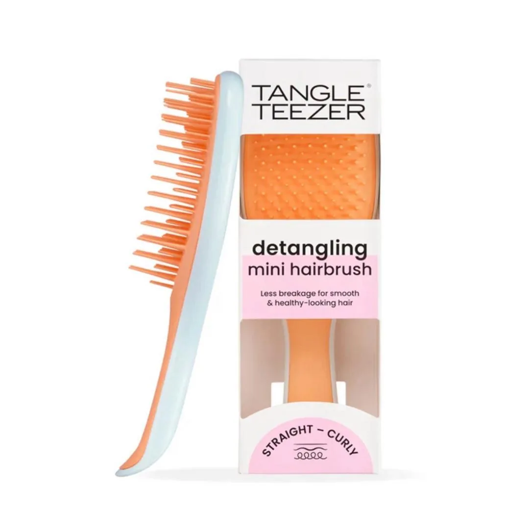 Фото 1 - Щетка для волос Tangle Teezer The Ultimate Detangler Mini Ice Blue&Sweet Orange