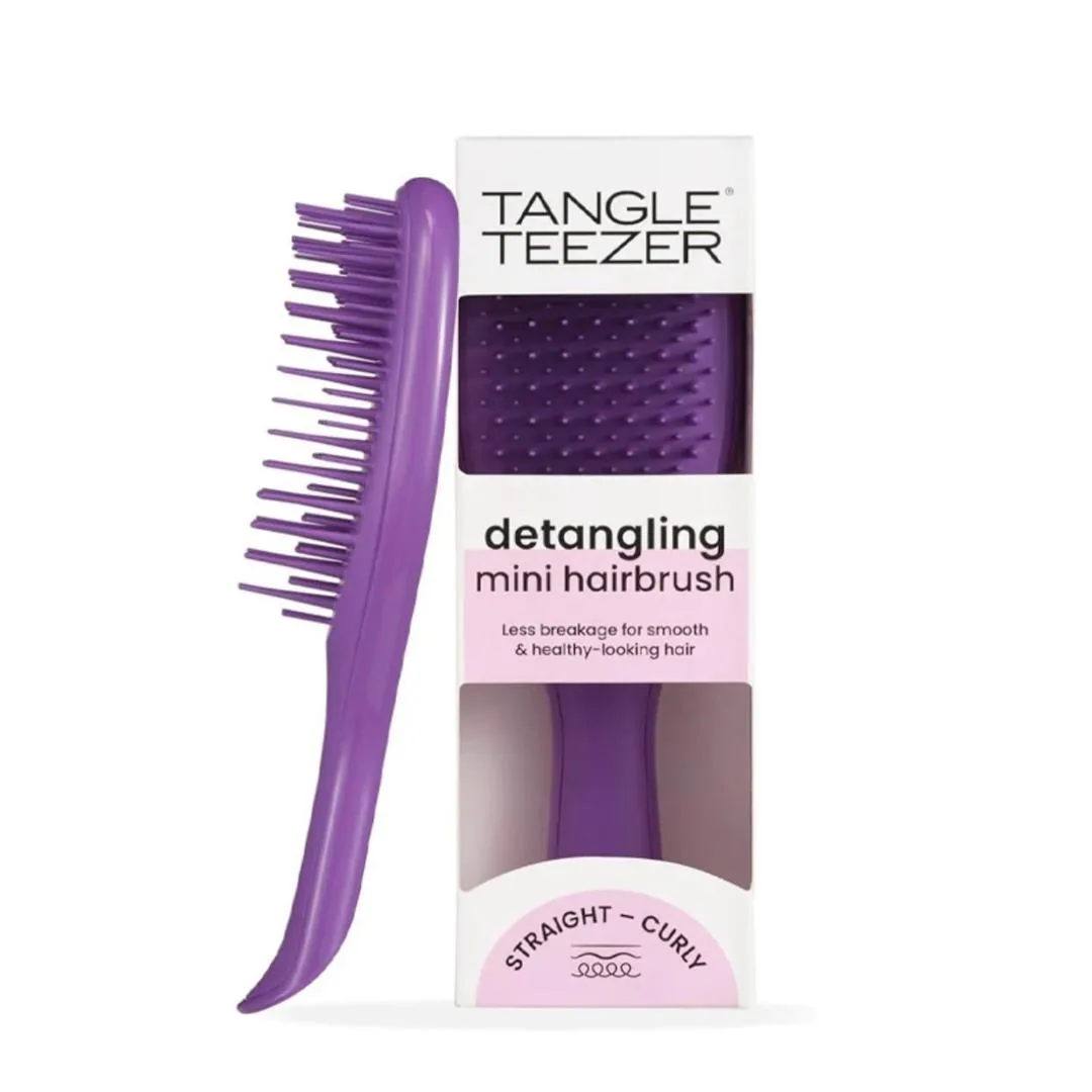 Фото 1 - Щітка для волосся Tangle Teezer The Ultimate Detangler Mini Fresh Purple Фото 1 - Щітка для волосся Tangle Teezer The Ultimate Detangler Mini Fresh Purple