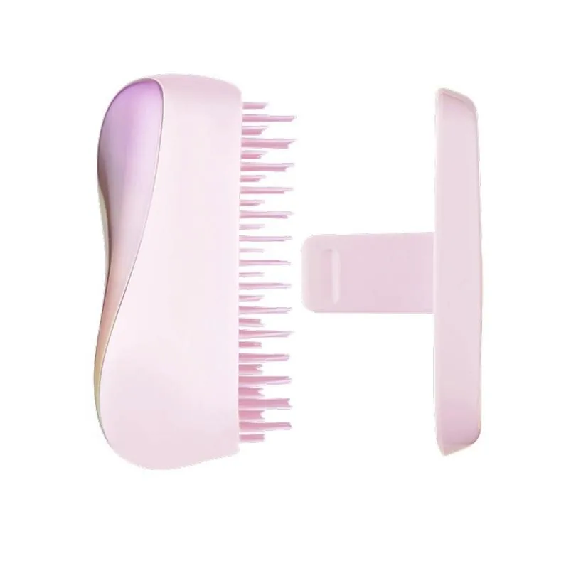 Фото 2 - Щетка для волос Tangle Teezer Compact Styler розовая