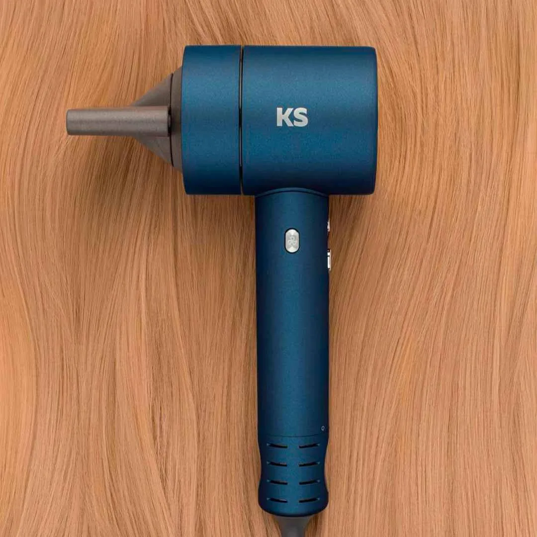 Фото 3 - Фен Hair Dryer KS AirPro 01P blue + Цилиндрическая насадка для локонов KS Фото 3 - Фен Hair Dryer KS AirPro 01P blue + Цилиндрическая насадка для локонов KS