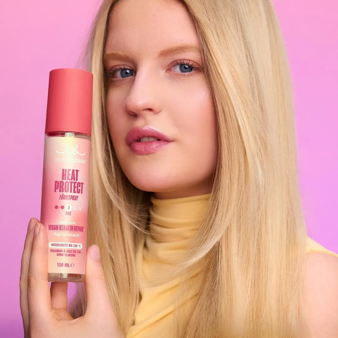 Фото 4 - Термозахист для волосся Invisibobble HAIR STYLING Heat Protect Spray, 150 мл Фото 4 - Термозахист для волосся Invisibobble HAIR STYLING Heat Protect Spray, 150 мл